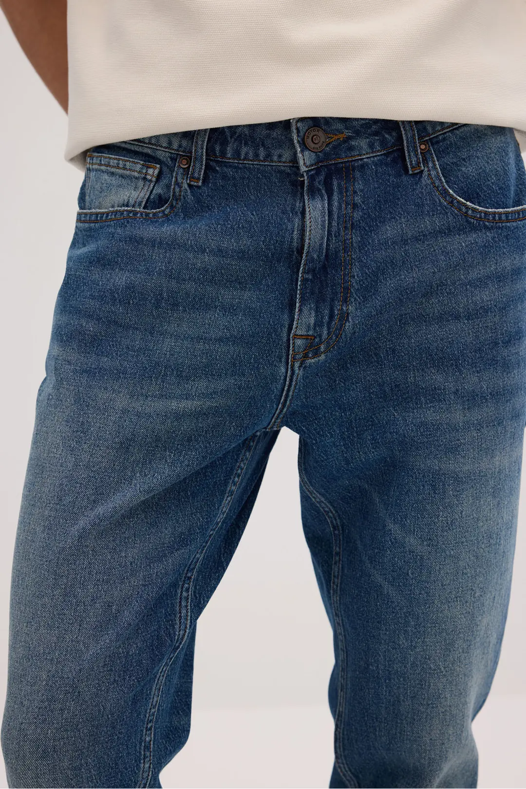 Carrot Günlük Erkek Strech Normal Bel Taşlamalı 5 Cep Rahat Denim Jean Kot Pantolon