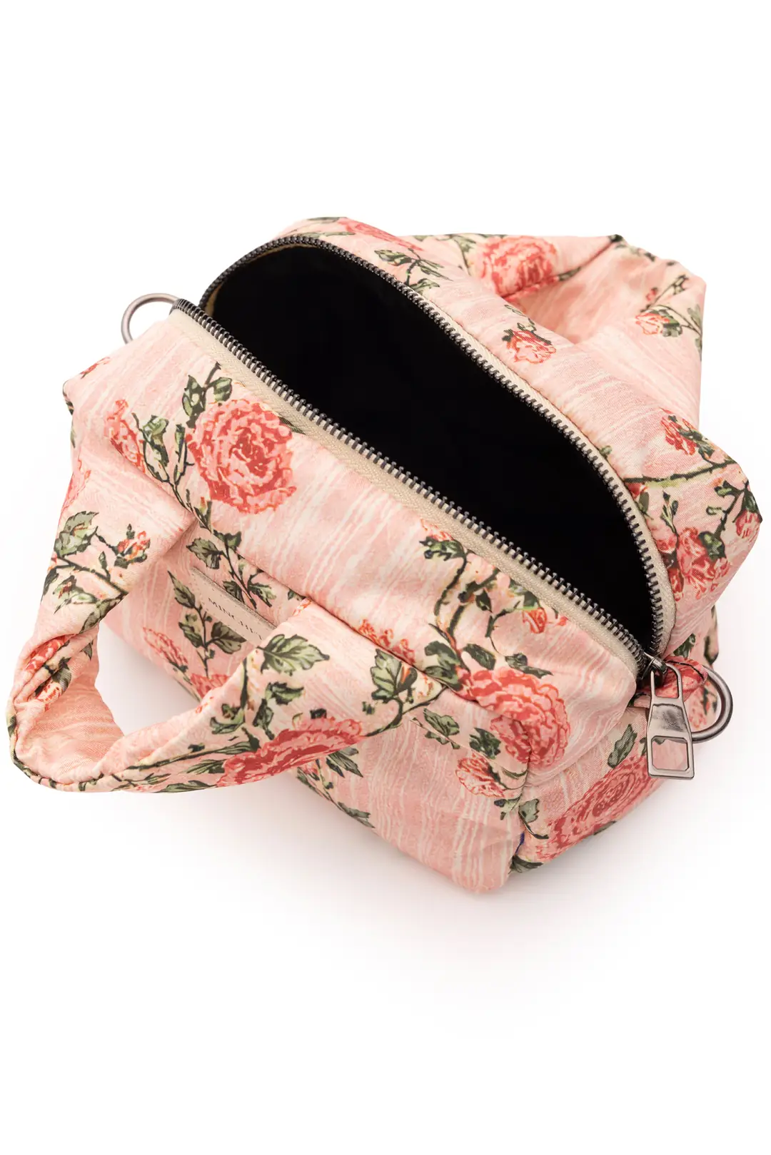 Nova Mini Pembe Floral Desenli El ve Omuz Çantası