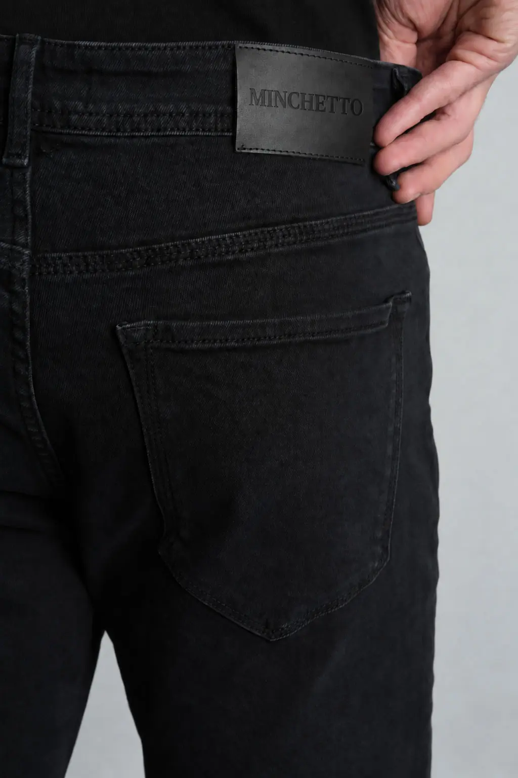 Siyah Straight Fit Normal Bel Likralı Erkek Jean Pantolon