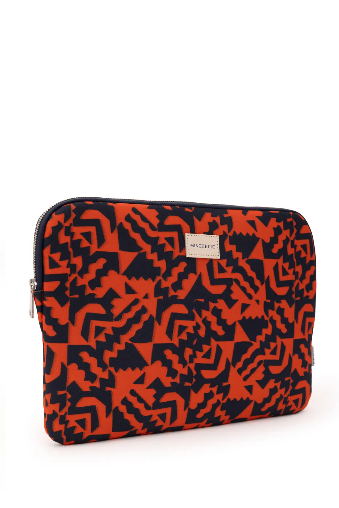 Forte 15-16 İnç Turuncu Geo Desenli Laptop Kılıfı