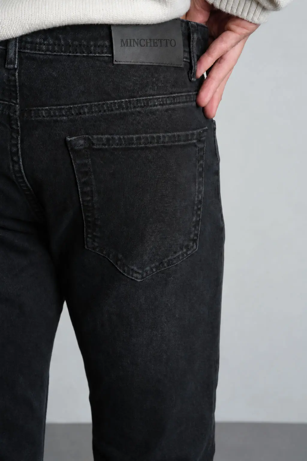 Antrasit Straight Fit Normal Bel Likralı Erkek Gabardin Pantolon
