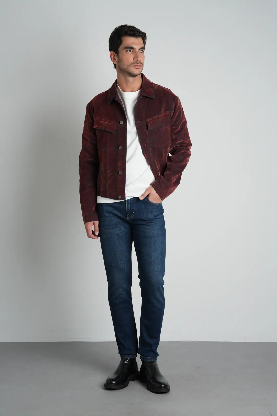 Ürün görseli: Mavi Slim Fit Normal Bel Likralı Erkek Jean Pantolon