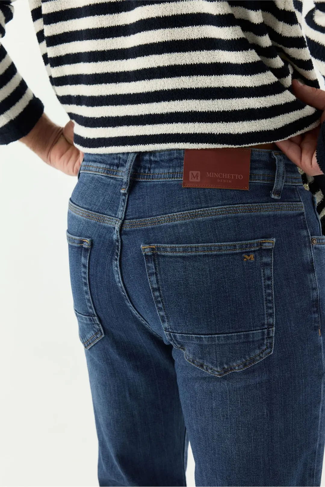 Straight Erkek Mavi 5 Cep Denim Jean Kot Pantolon