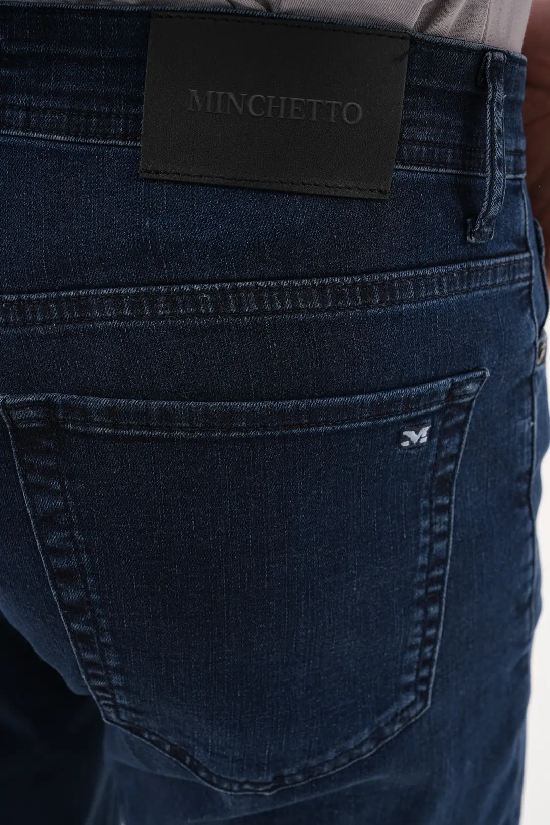 7005 - Erkek Yüksek Bel Straight Boru Paça Jean Pantolon
