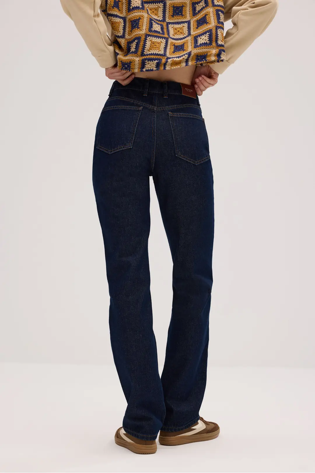MTS25 – Kadın Straight Fit Normal Bel Düz Paça Jean Pantolon