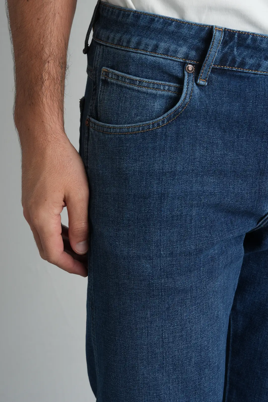 Mavi Straight Fit Normal Bel Likralı Erkek Jean Pantolon