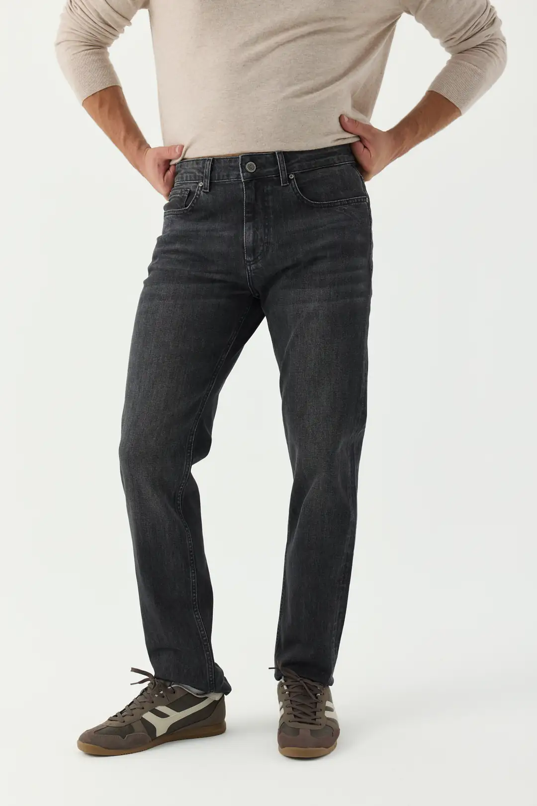 7020 - Erkek Slim Straight Fit Normal Bel Düz Paça Jean Pantolon