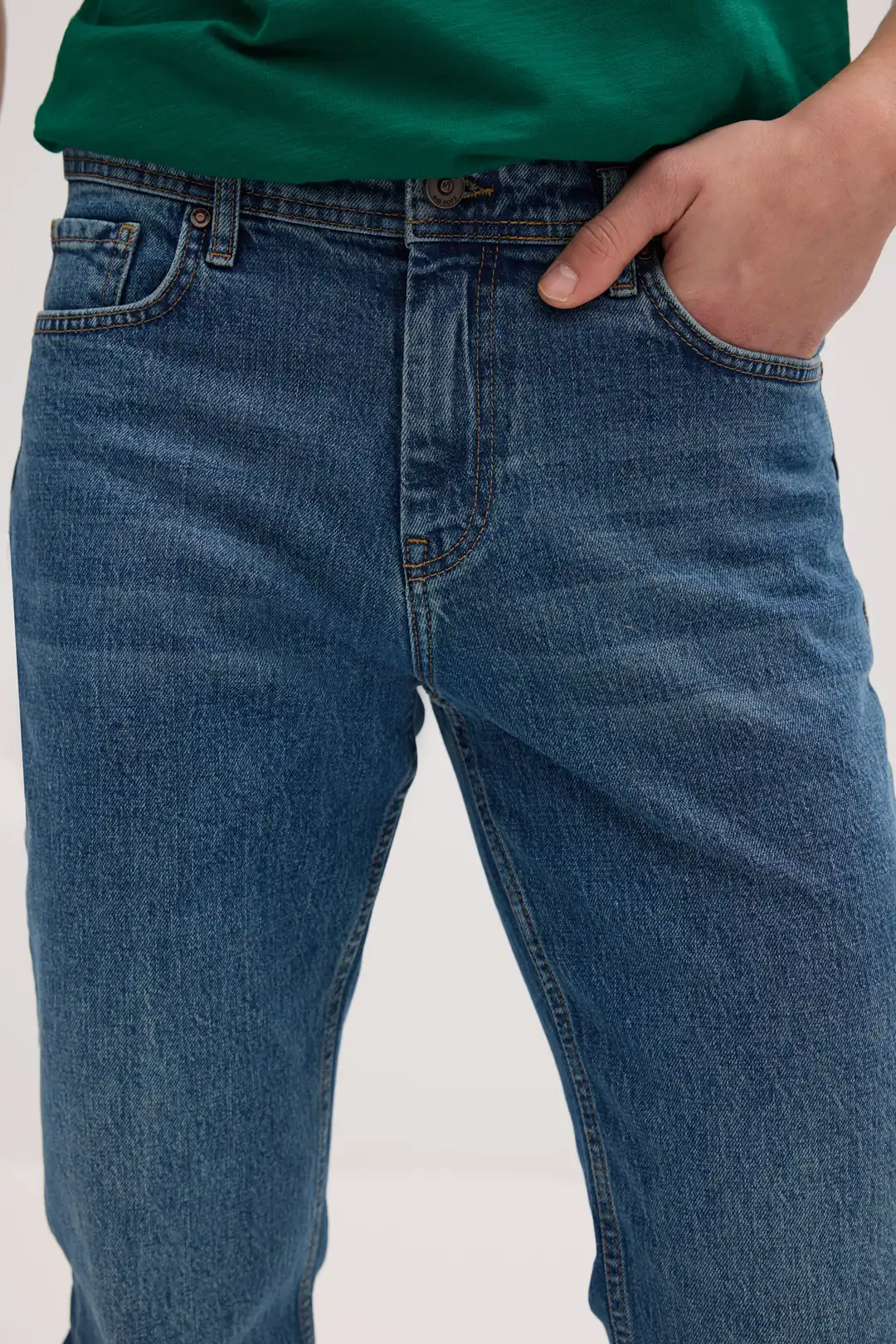 7002 - Erkek Straight Fit Normal Bel Jean Kot Pantolon