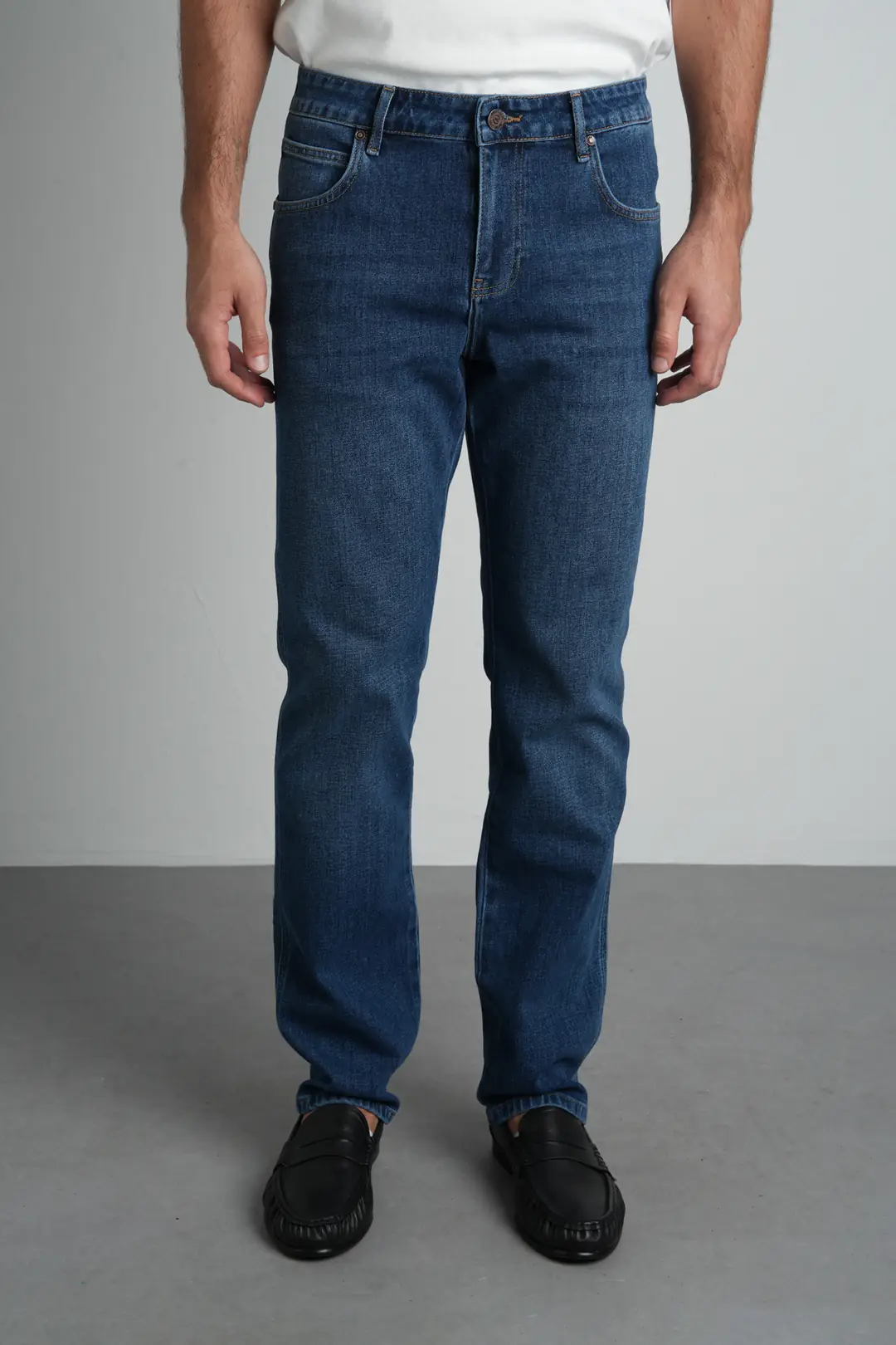Mavi Straight Fit Normal Bel Likralı Erkek Jean Pantolon