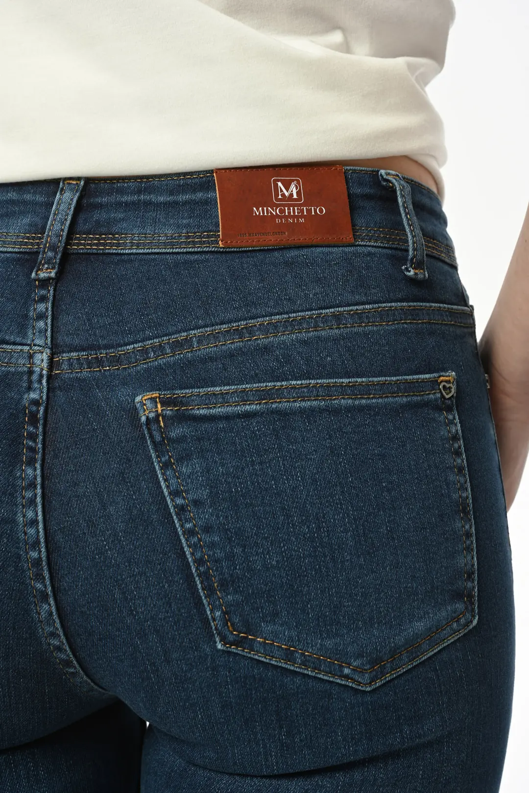 Skınny Kadın Mavi Stretch Yüksek Bel 5 Cep Denim Jean Kot Pantolon