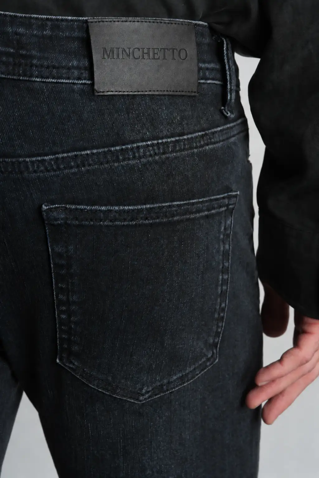 Antrasit Slim Fit Normal Bel Likralı Erkek Jean Pantolon