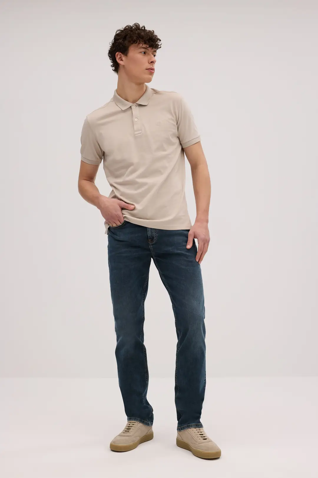 Ürün görseli: 7002 - Erkek Straight Fit Normal Bel Jean Kot Pantolon - Blue Brown