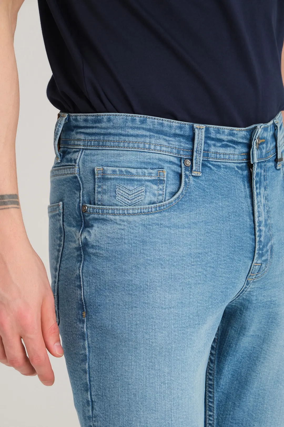 Slim D268 Günlük Erkek Straight Strech Jean Normal Bel Young 5 Cep Kot Pantolon