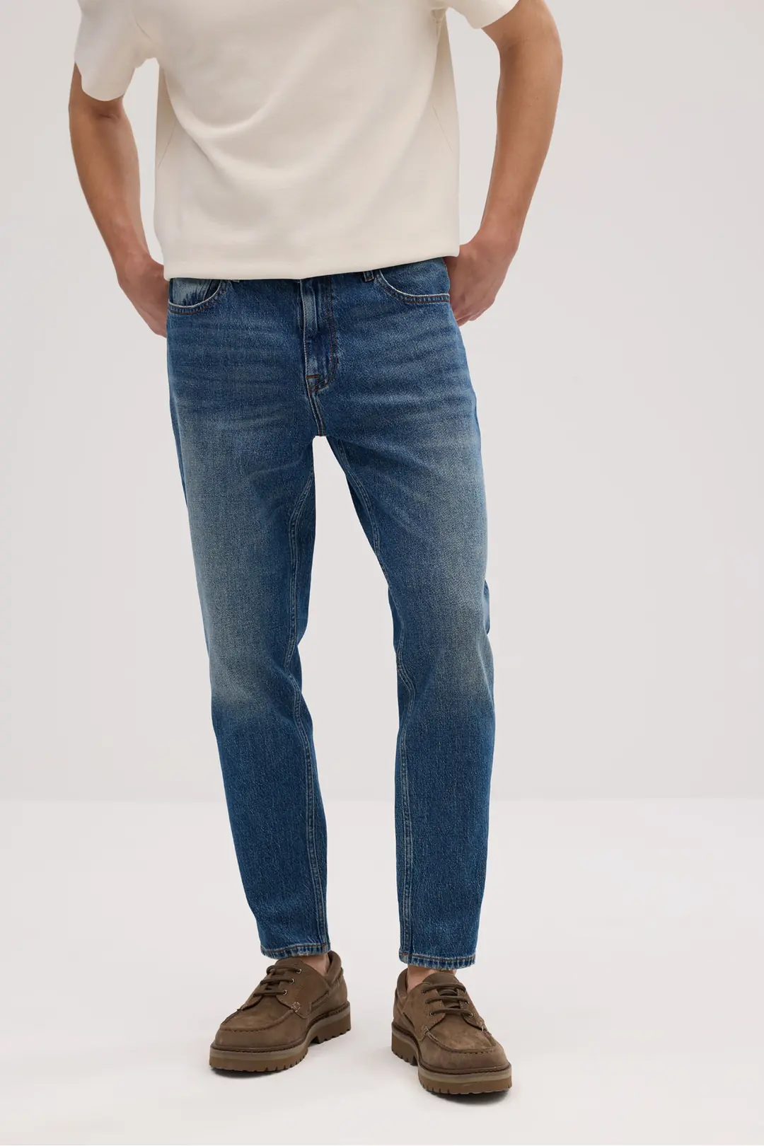 Carrot Günlük Erkek Strech Normal Bel Taşlamalı 5 Cep Rahat Denim Jean Kot Pantolon