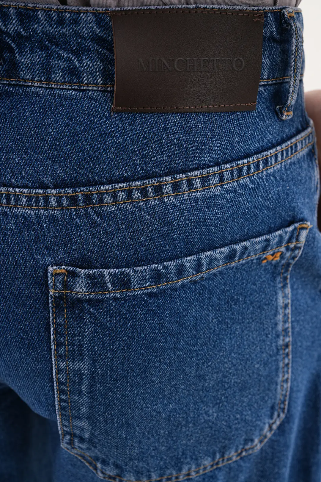 7017 - Erkek Normal Bel Straight Geniş Paça Jean Pantolon