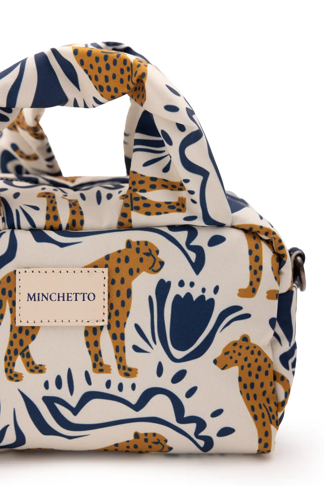 Nova Mini Safari Leopar Desenli El ve Omuz Çantası