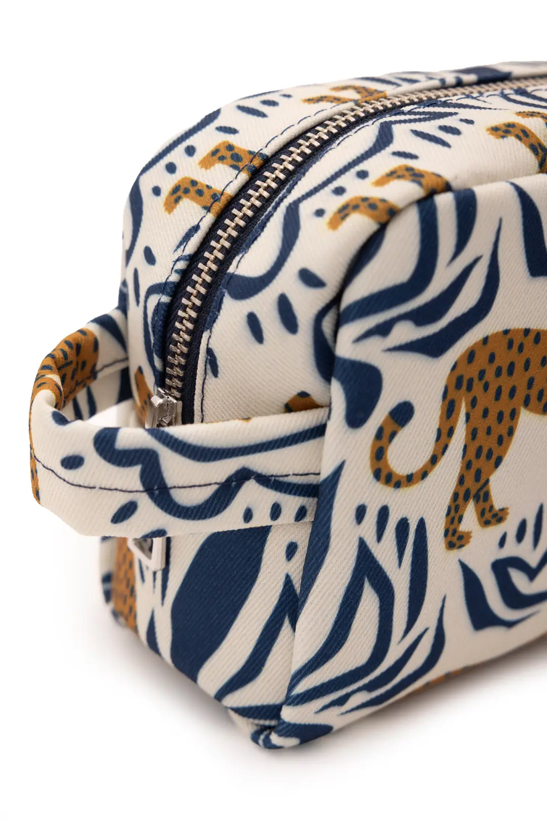 Aura Safari Leopar Desenli Makyaj Çantası