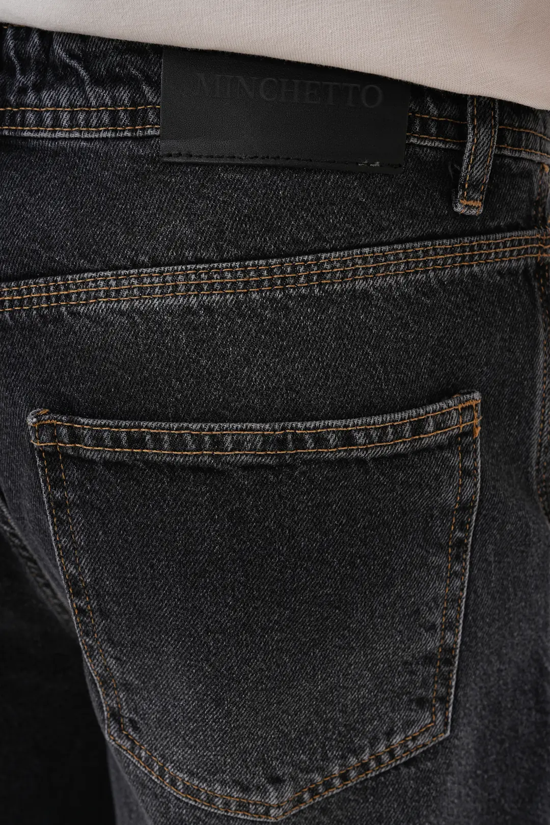 7012 - Erkek Yüksek Bel Skater Fit Geniş Paça Jean Pantolon