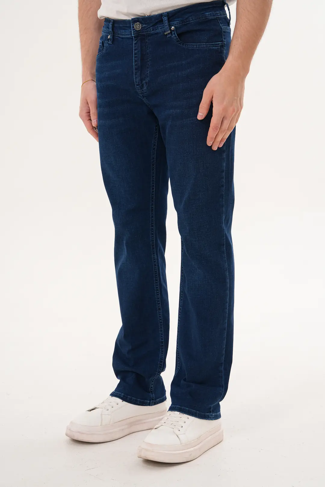 7151 - Erkek Normal Bel Straight Fit Boru Paça Jean Pantolon