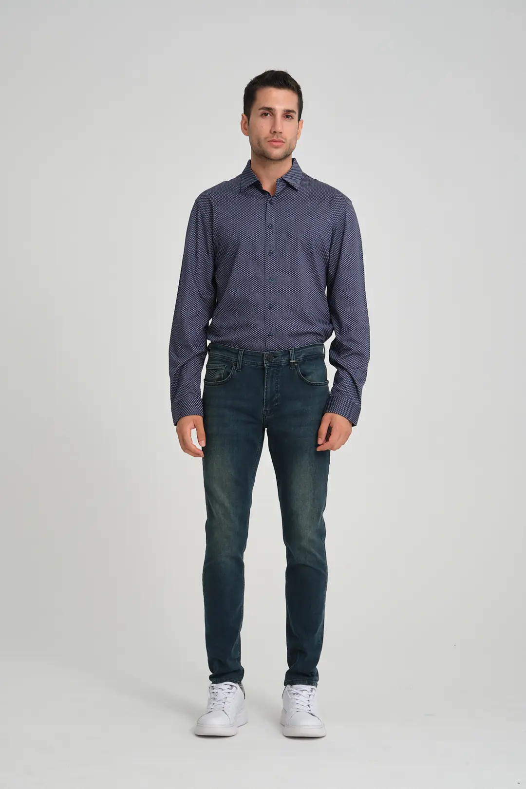 Slim D303 Günlük Erkek Straight Strech Jean Normal Bel Young 5 Cep Kot Pantolon