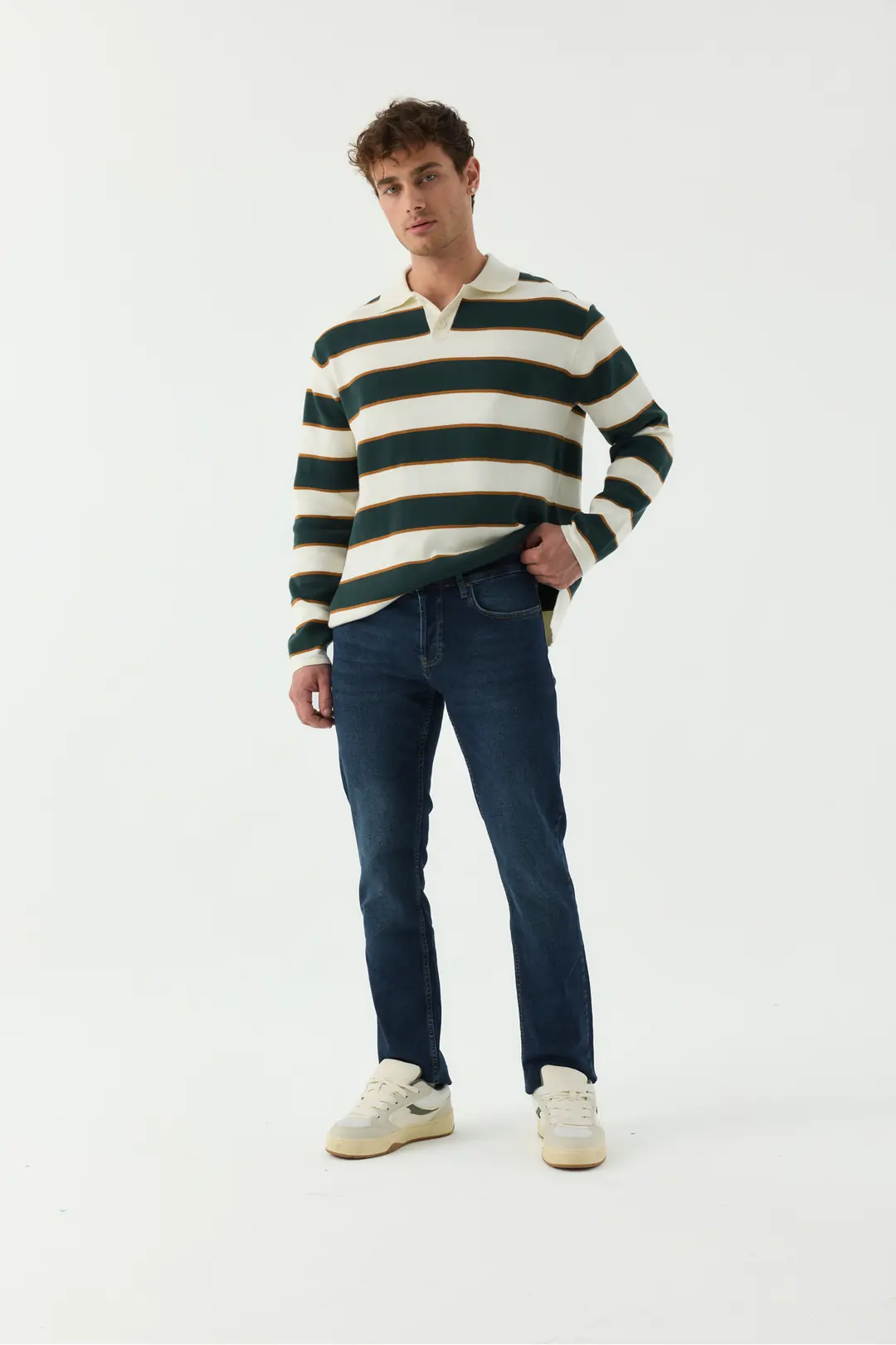 Ürün görseli: Straight Erkek Mavi 5 Cep Denim Jean Kot Pantolon