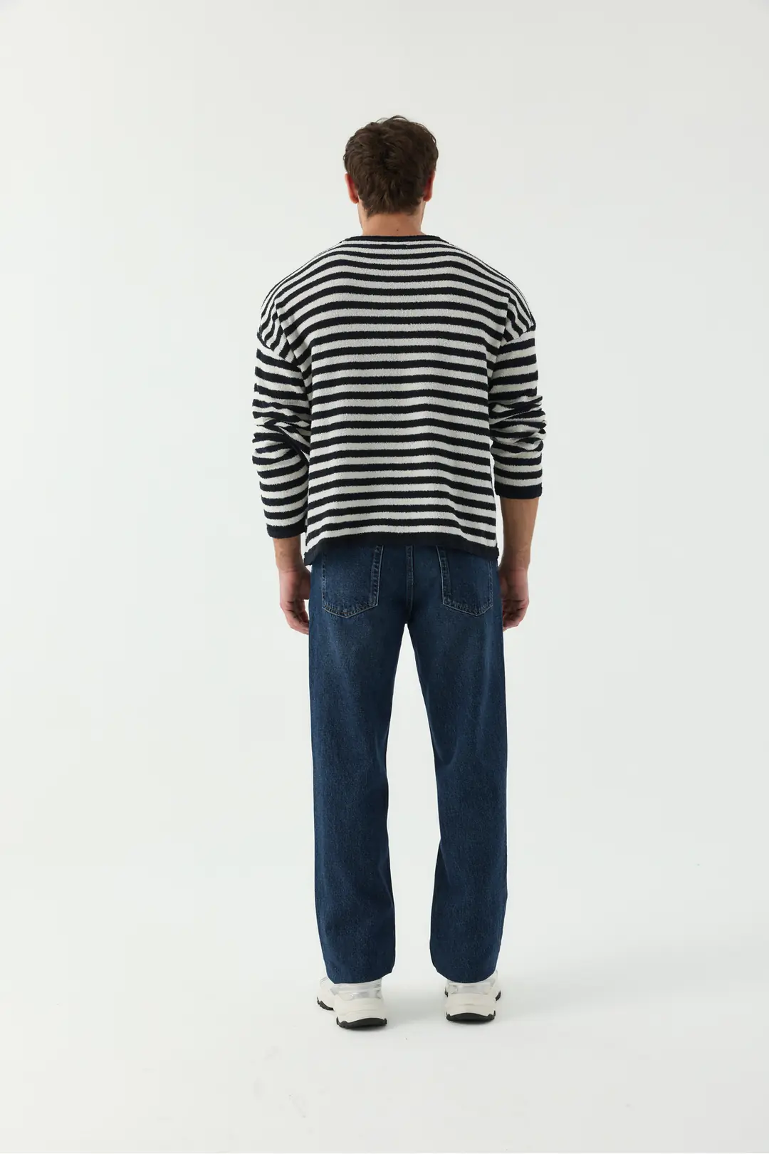 7021 - Erkek Baggy Fit Normal Bel  Geniş Paça Jean Pantolon