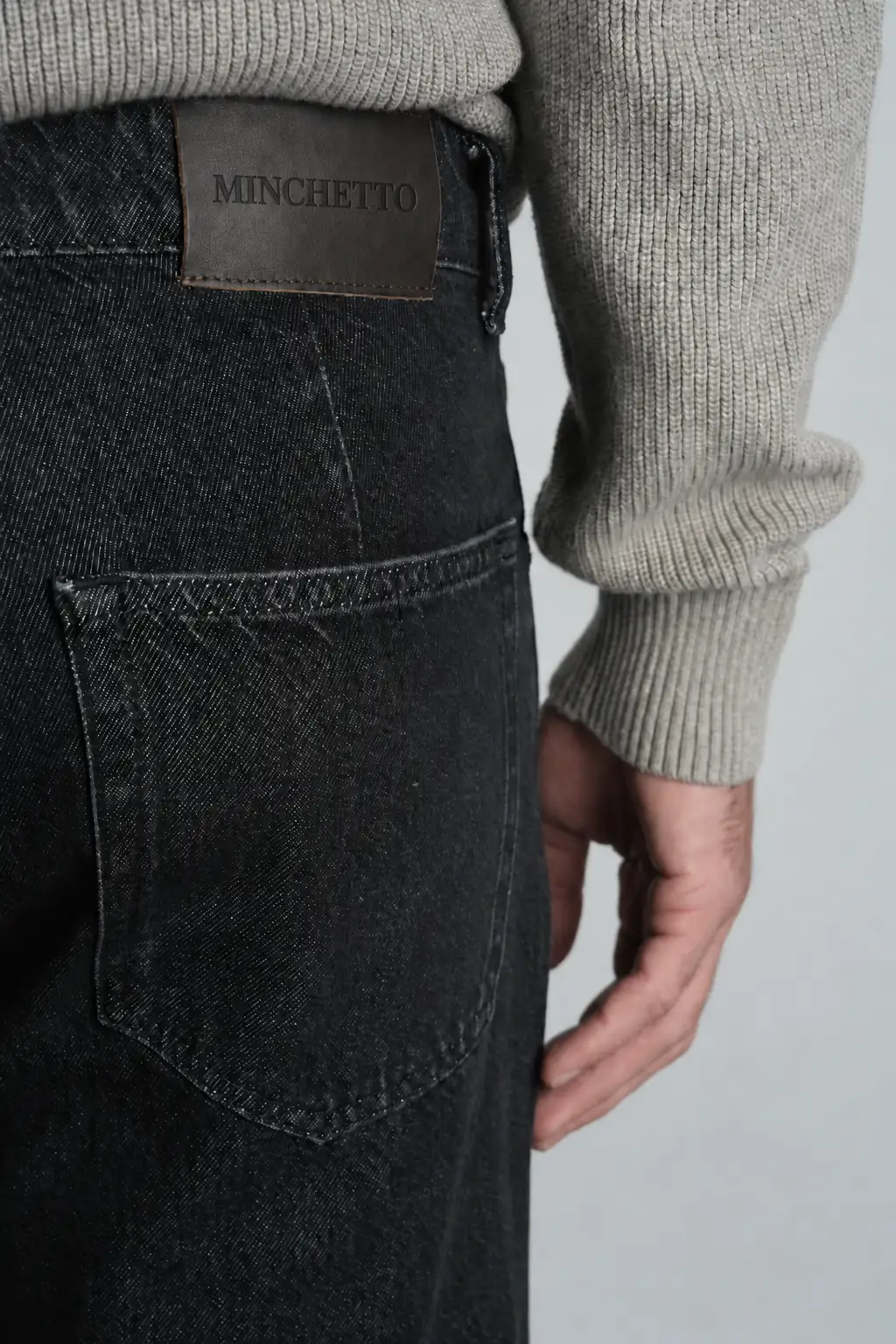Siyah Tapered Fit Normal Bel Likralı Erkek Jean Pantolon
