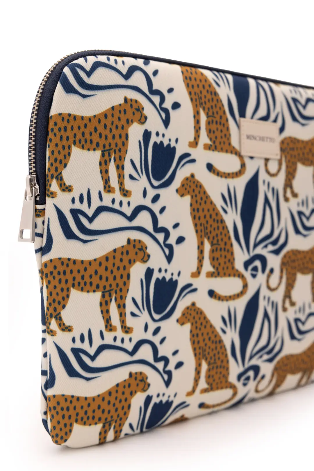 Forte 13-14 İnç Safari Leopar Desenli Laptop Kılıfı