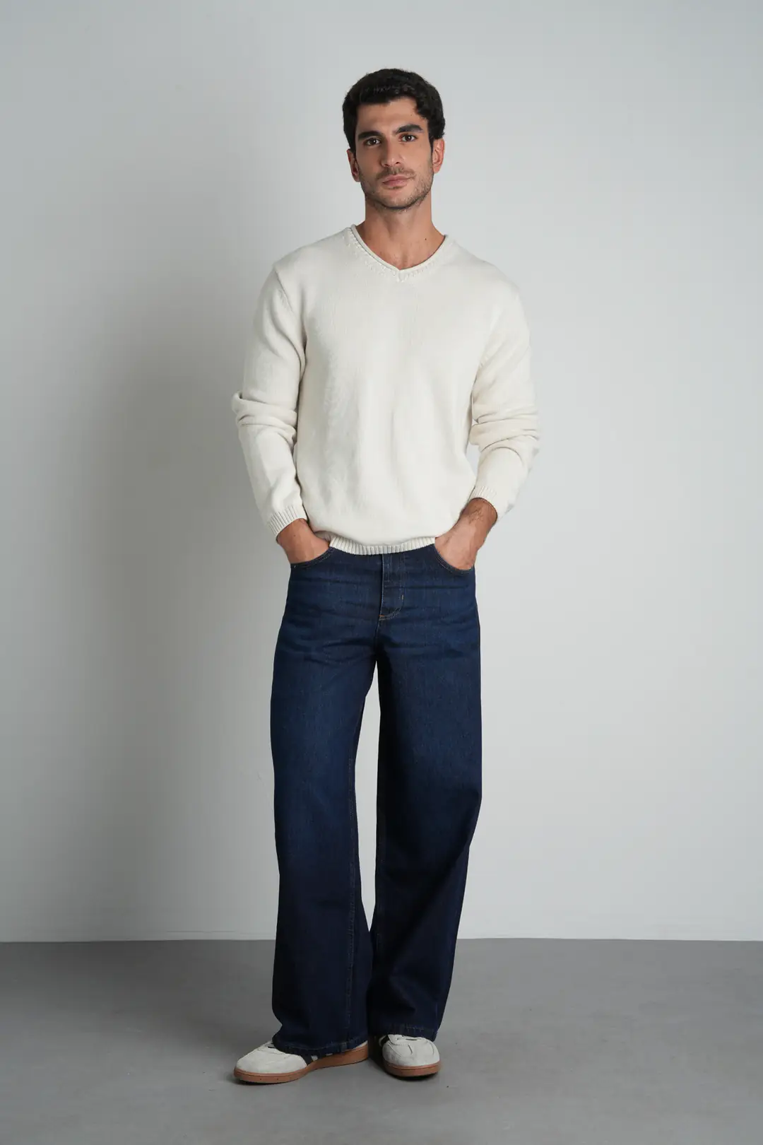 Ürün görseli: Wide Baggy Fit Normal Bel Erkek Jean Pantolon