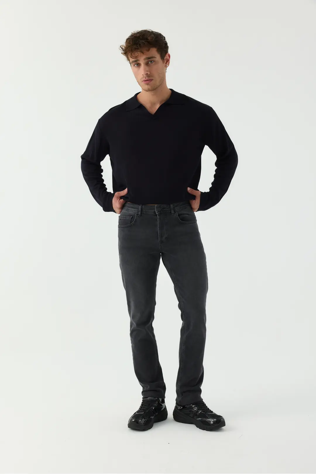 C201 – Erkek Straight Fit Normal Bel Düz Paça Jean Pantolon