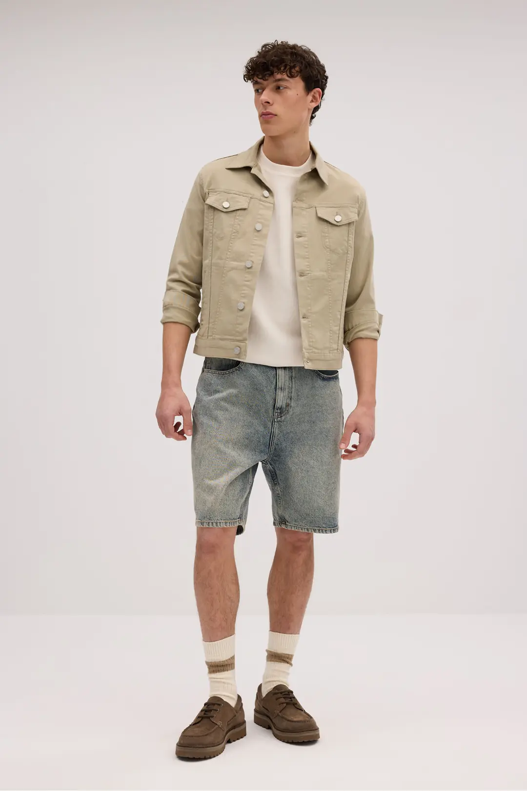 D290 Günlük Erkek Klasik Strech Jean Young Denim Ceket