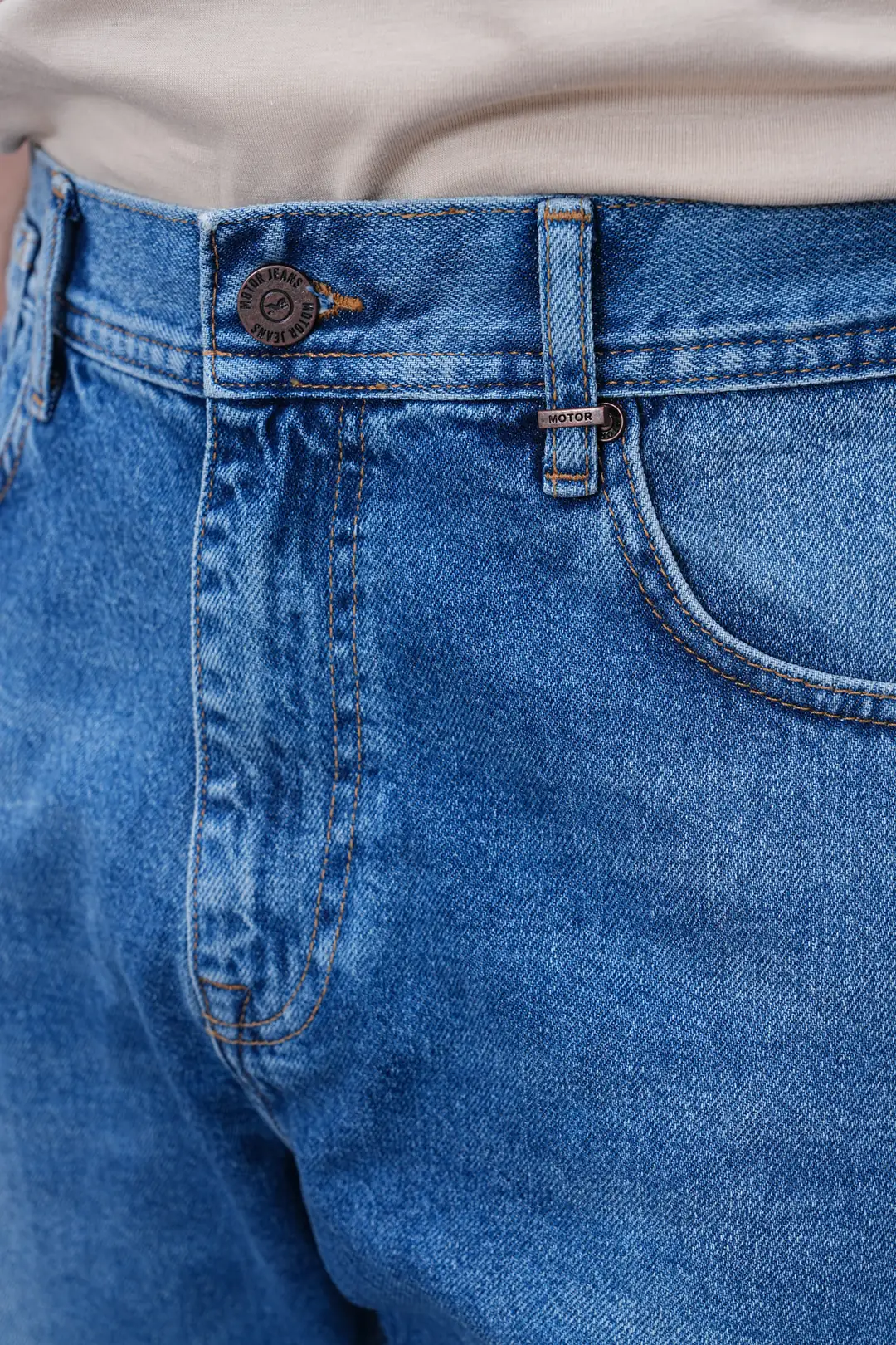 7007 - Erkek Normal Bel Tapered Fit Jean Pantolon
